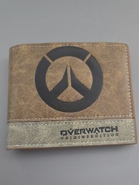New overwatch anime manga leather wallet